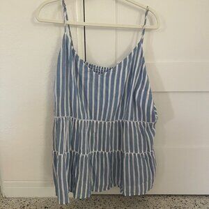 Old Navy babydoll striped cami top size xxl